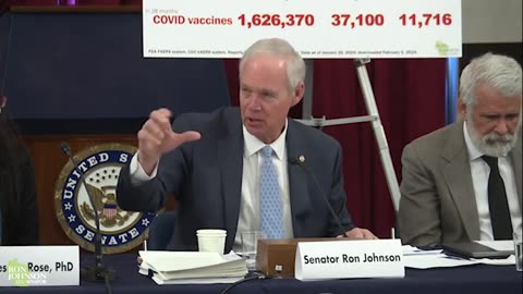US Senator Ron Johnson Hearing DISCLOSURE STORM Surfacing