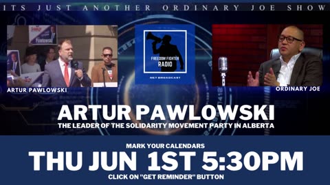 Pastor Artur Pawlowski after the Alberta Elections on Freedom Fighter Radio
