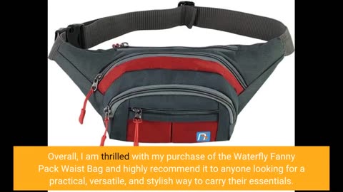 Customer Feedback: WATERFLY Fanny Pack Waist Bag: Small Hip Pouch Bum Bag Fannie Pack Phanny Fa...