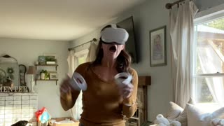 Playing VR Game Takes Terrifying Turn