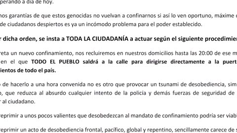 PROPUESTA DE ACCIÓN ANTI-CONFINAMIENTOS 🤛🤛🤛 ¡¡ Por Favor COMPARTIR TODOS !!