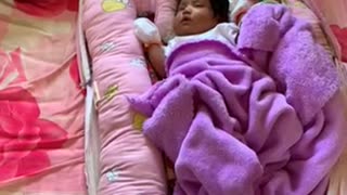 Baby sleeping well