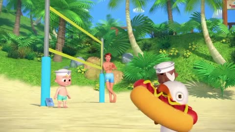 Playdate at the Beach Song | The Sailor Went to Sea | CoComelon Nursery Rhymes & Kids Songs