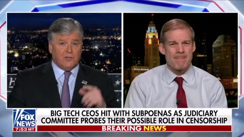 Jim Jordan: Big Tech Working w/ Big Gov to Supress Free Speech