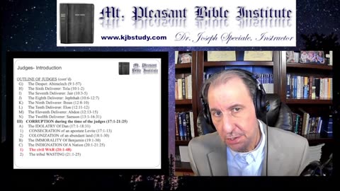 Mt. Pleasant Bible Institute (03/20/23)- Judges 20:18-25