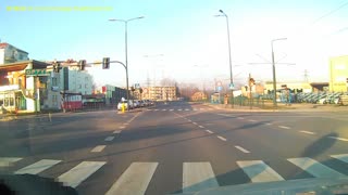 Pedestrian Recklessly Crossing Busy Street Receives Instant Karma