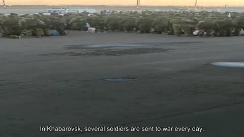 In Khabarovsk, several hundred conscripts are sent to war every day.