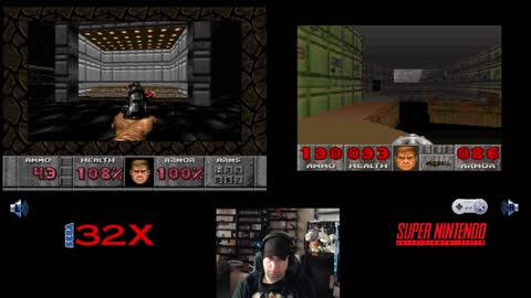 vs Let's Play: The original DOOM on Sega 32X vs Super NES - Genesis / Mega Drive addon vs Super FX2