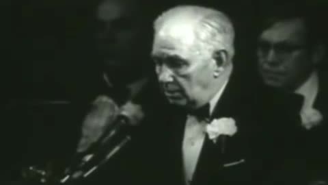 Robert Welch giving a speech in 1958 to destroy America for the NWO