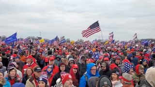 The Crowd was massive, AND peaceful! In Washington DC... 2021 !!