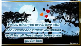 10 signs she is in love with you