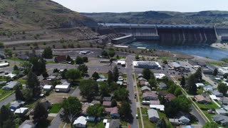 Grand Coulee - Drone Flight from Tennis Courts - 19 May 2019