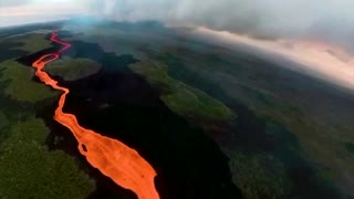 Wolf volcano erupts on Ecuador's Isabela Island