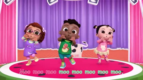The Moo, Moo Song, Children's Nursery Rhyme