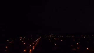 Some incredible lighting caught on video from drone