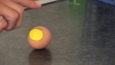 Egg Experiment to Demonstrate Inertia