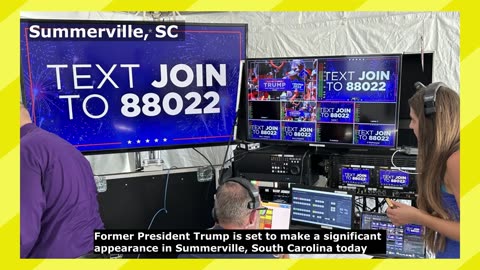 President Donald Trump Rally in Summerville, SC Today: Don't Miss the Action!