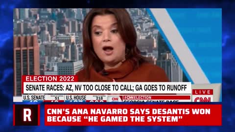 CNN’s Ana Navarro Says DeSantis Won Because “He Gamed the System”