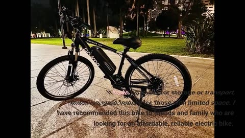 Buyer Reviews: Oraimo Electric Bike for Adults, Recharge from 0-100% in 3 Hours Fast Charging,...