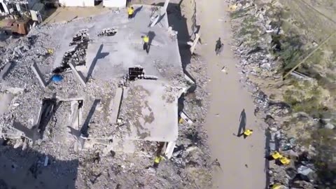 Parkour on the rubble of Gaza