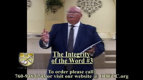 The Integrity of the Word #3