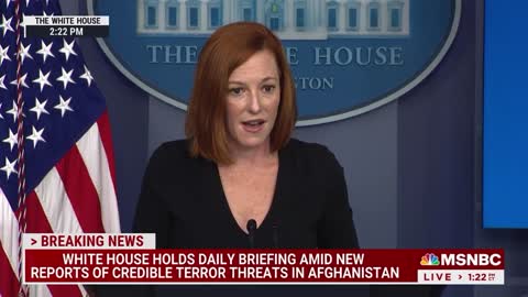 Psaki: “It is easy to throw stones or be a critic from the outside...”