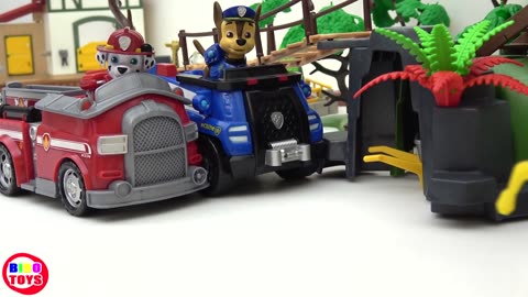 Paw Patrol Toys Marshall Fire on Rescue - Rubble Chase and Skye fun at the Park