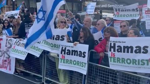 Pro-Israel Rally In London Is So Peaceful, Leftists Are Dumbfounded