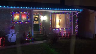 Beautiful Christmas lights.