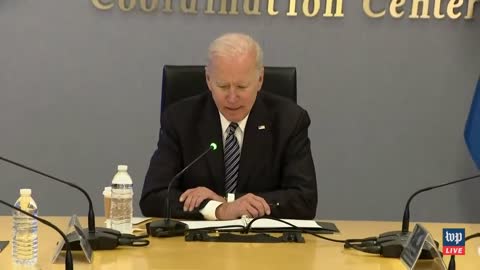 Confused Joe Biden Gets Lost Reading His Own Notes