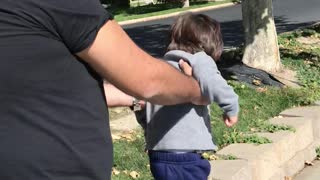 Hilarious Little Boy Tries to Run Fast