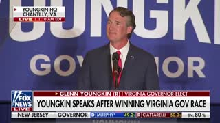 Glenn Youngkin Gives Heartfelt Acceptance Speech As Virginia's Governor-Elect