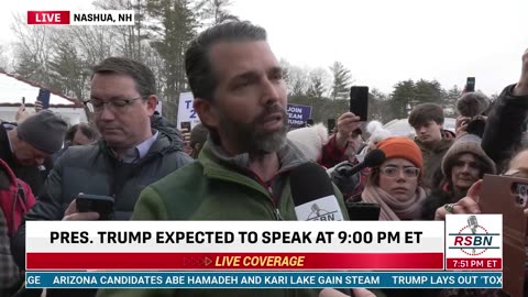 FULL INTERVIEW: Matthew interviews Donald Trump Jr. in New Hampshire - 1/22/24