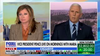 Former Vice President Mike Pence speaks on Fox Business