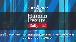 Jack Posobiec on Dutch farmers in the Netherlands protesting a green bill that targets fertilizer