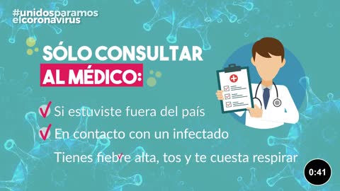 Unidos paramos el coronavirus