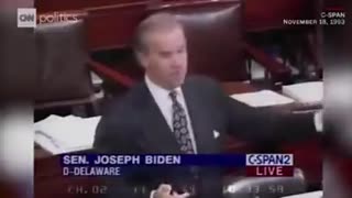 In 1993, racist Joe Biden delivered a hateful speech calling Black men “predators on our streets.”