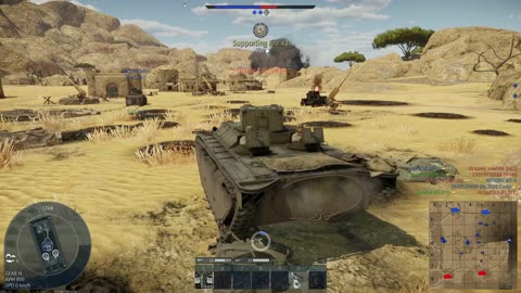 War Thunder Gameplay: Intense Tank Battles PC Game | "4K"| 60FPS