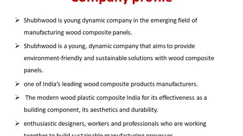 Wood Composite Products Manufacturers
