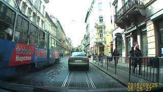 Police Car Hits Pedestrian