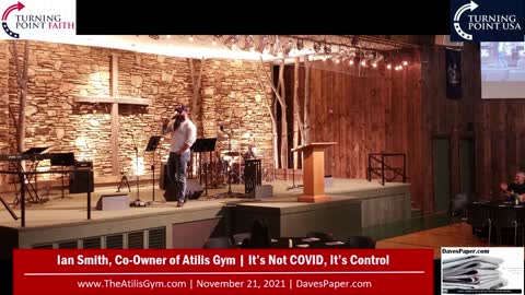 Ian Smith of Atilis Gym Addresses Crowd At Turning Point USA Event Orrington, Maine