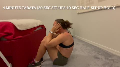 Tabata Sit-Ups with Half-Holds