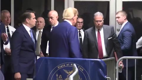 Straight out of a movie...President Trump is asked what’s the collateral for his bond...