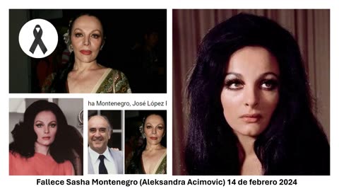 Fallece Sasha Montenegro