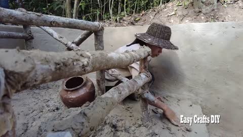 girl builds the most amazing underground pool a must see 👀