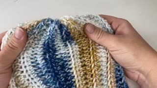 How to Crochet a Slouchy Beanie, How to Crochet a Brimmed Beanie