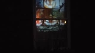 Happy Halloween window