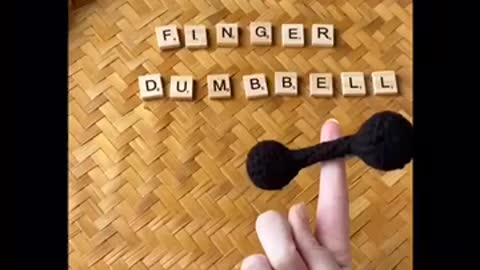 Finger Dumbbell Gag Gift