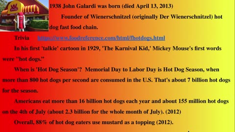 Today in History Food Edition March 4, 2024