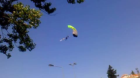 Great parachute jump